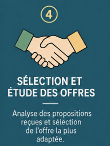 Étape 4 — Sélection et étude des offres