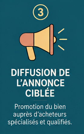 Étape 3 — Diffusion de l'annonce ciblée