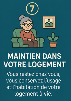 Étape 7 — Maintien dans votre logement